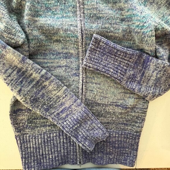 Eddie Bauer Cotton Blend Full Zip Sweater, Winter Warm Comfort, Women's Size M - Picture 7 of 11